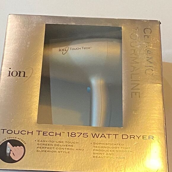 Ion Ceramic Tourmaline Touch Tech 1875 Watt Hair Dryer New main image 7